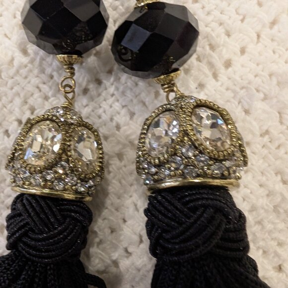 HEIDI DAUS "HOW SUITE IT IS" 1-PIECE Lariat-Style Tassel NECKLACE ~ 57-1/2" - Picture 8 of 8